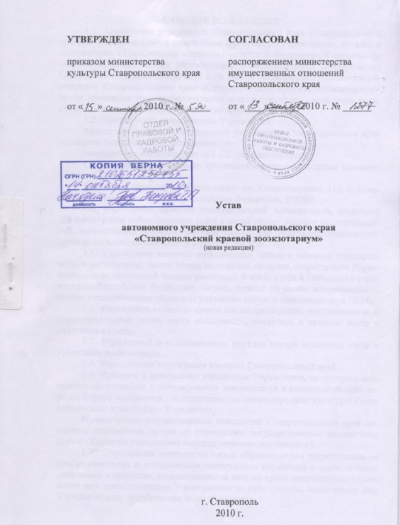 учередительные документы