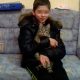 кот спаситель, спас мальчика от холода